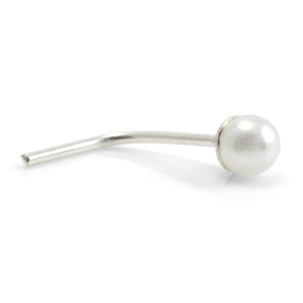 20x Silver Pearl Bent Back - in Box - Image 3