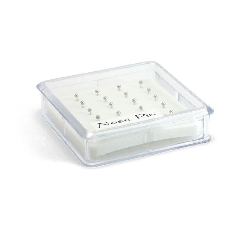 20x Silver Straight Ball Back - in Box - Image 2