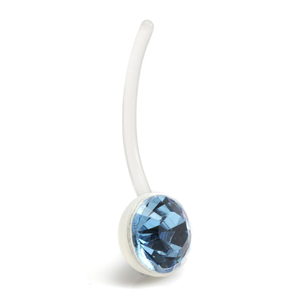 8mm Gem Clear Bioflex Navel - Image 5
