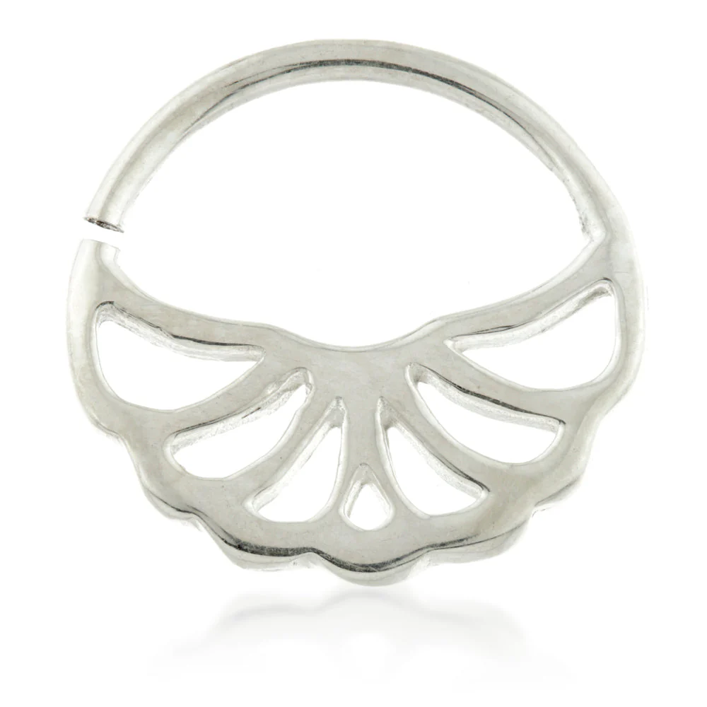 Art Deco Silver Open Ring - Image 2