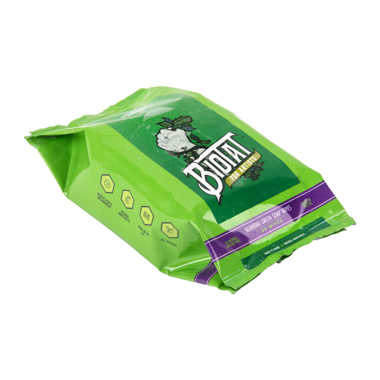 Biotat Green Soap Wipes Pack 40 - Image 5
