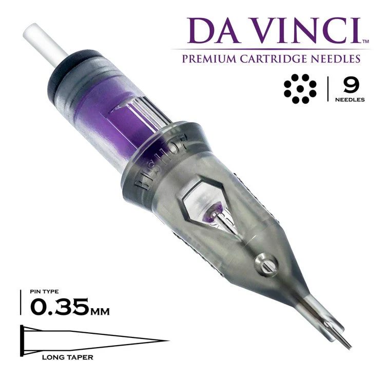 Bishop Cartridge Needles Da Vinci V2 - Round Shader - Long Taper (0.35) - Image 2
