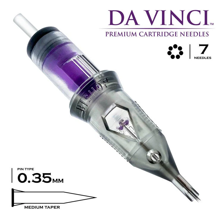 Bishop Cartridge Needles Da Vinci V2 - Round Shader - Long Taper (0.35) - Image 3