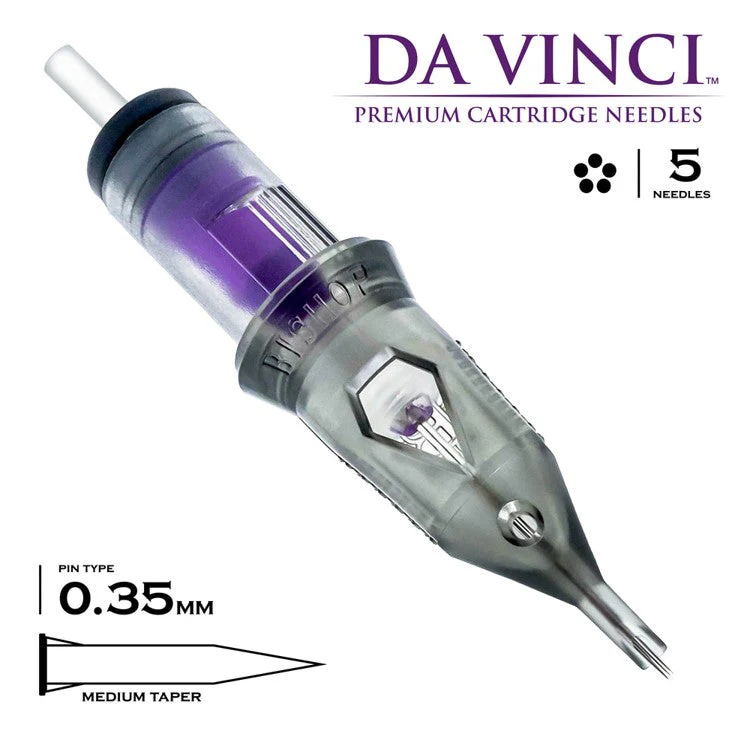 Bishop Cartridge Needles Da Vinci V2 - Round Shader - Long Taper (0.35) - Image 4
