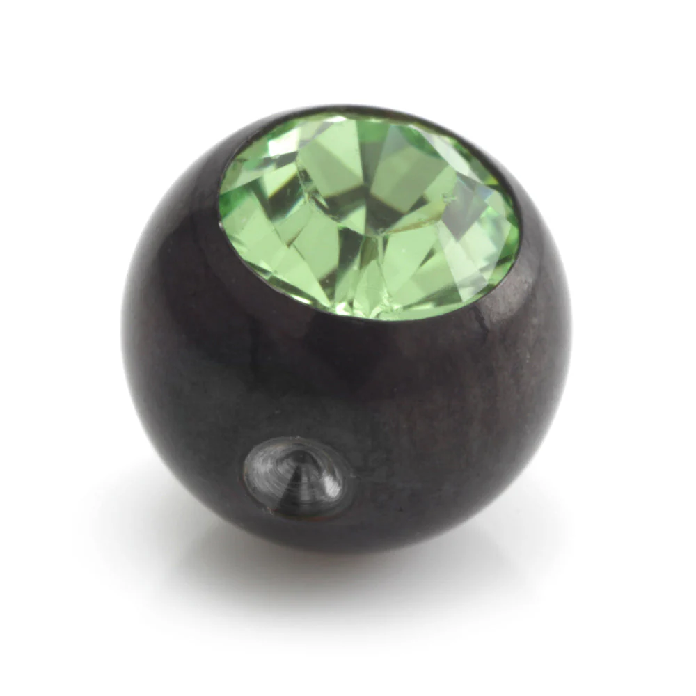 Black Steel Dimp Gem Ball - Image 4