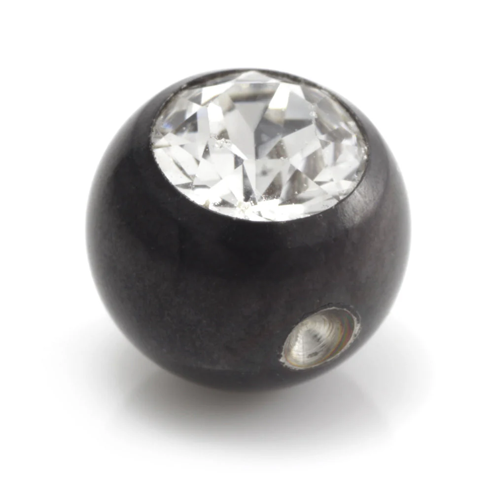 Black Steel Dimp Gem Ball - Image 9