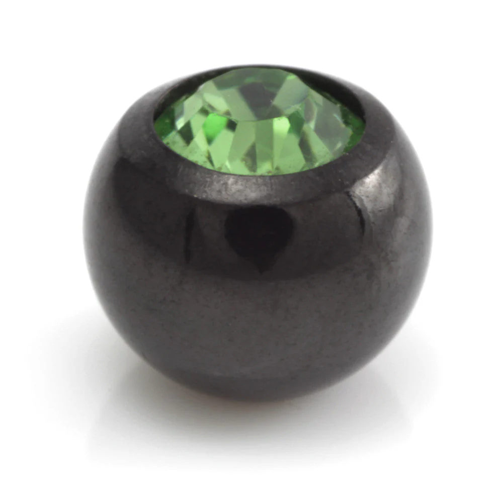 Black Steel Gem Ball -1.2mm - Image 10