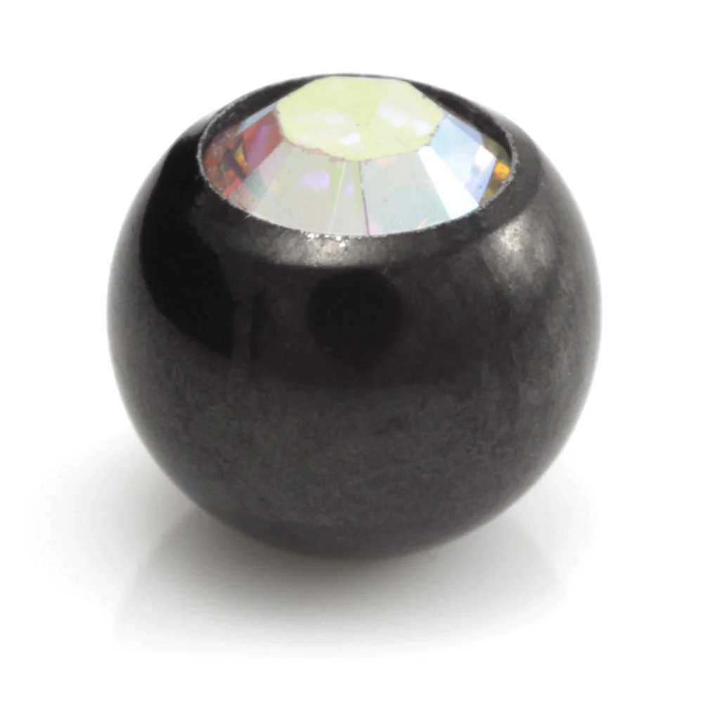 Black Steel Gem Ball -1.2mm - Image 12