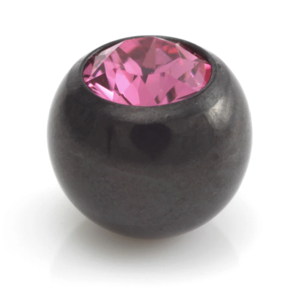 Black Steel Gem Ball - Image 3