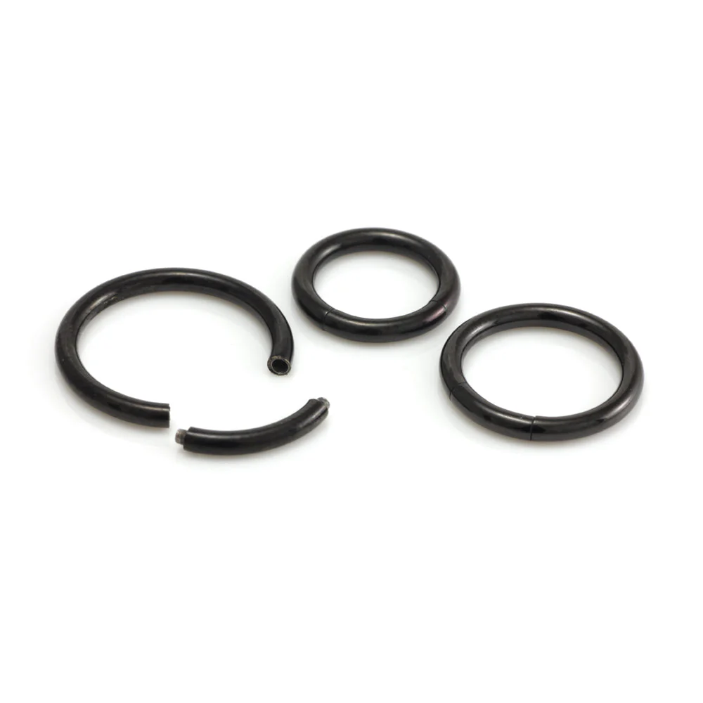 Black Steel Segment Ring - Image 2