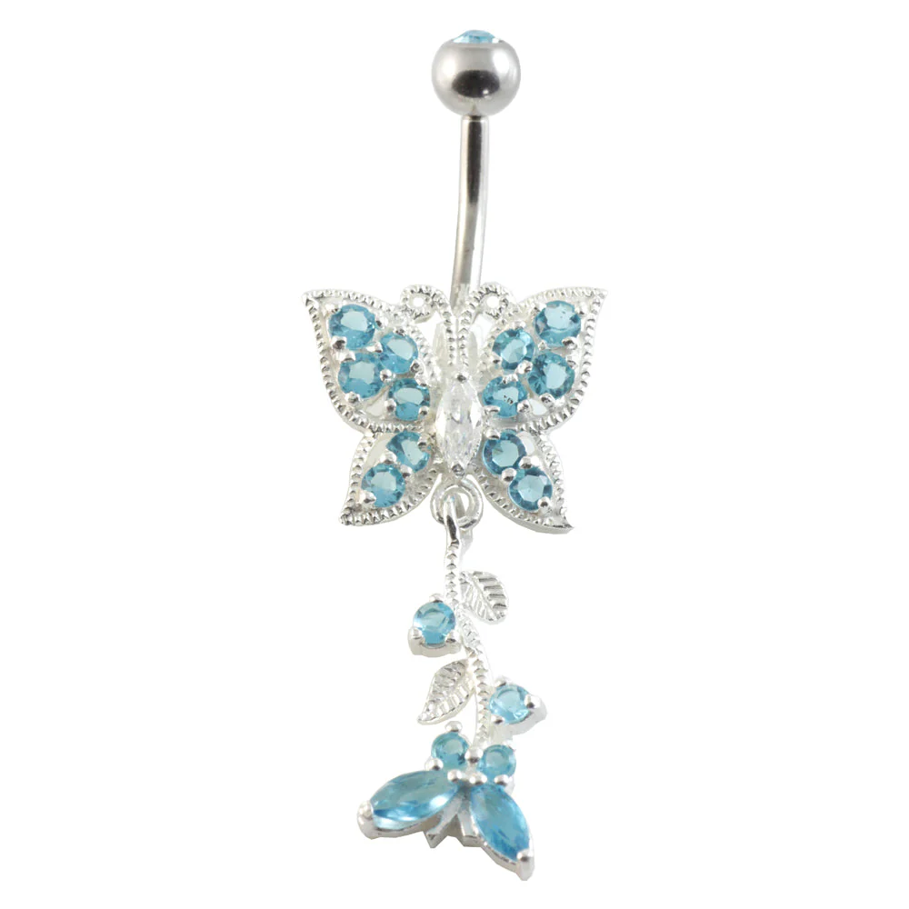 Butterfly Silver & Steel Navel - Image 4