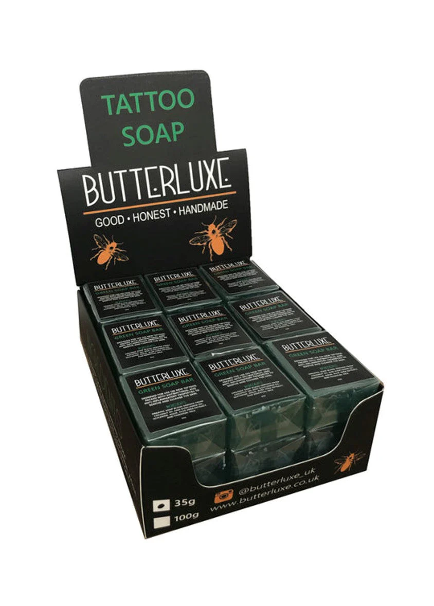 Butterluxe Green Soap Bar 27 x 35g - Pink Gum - Image 2