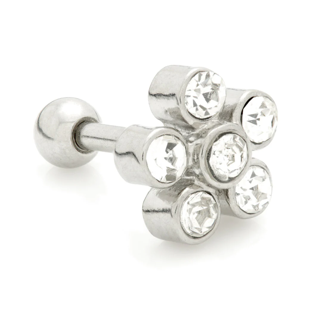 Cast Steel Flower Gem Bar - Image 2