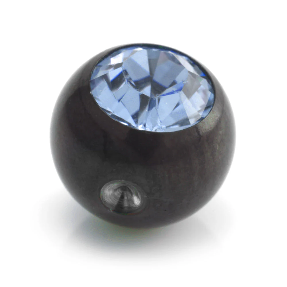 Evil Black Clip In Gem Ball - Image 2