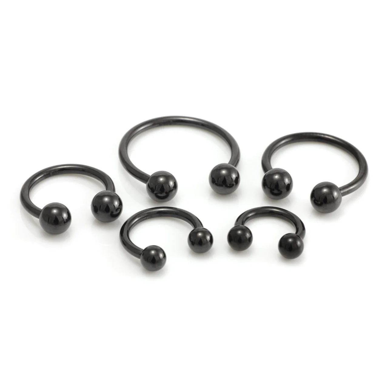 Evil Black Ti External Thread Circular Barbell - EV27