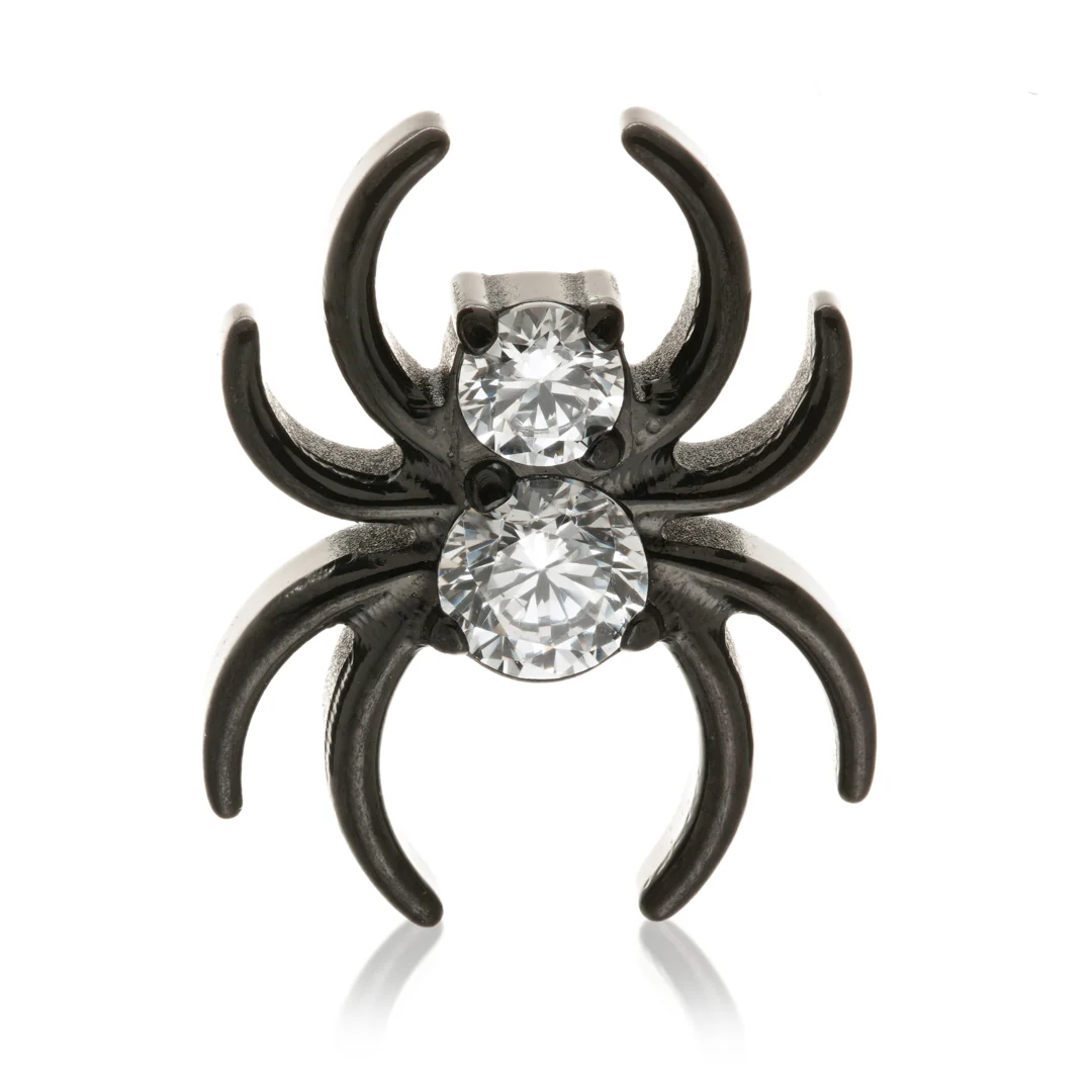 Evil Black Ti Threadless Spider Attachment