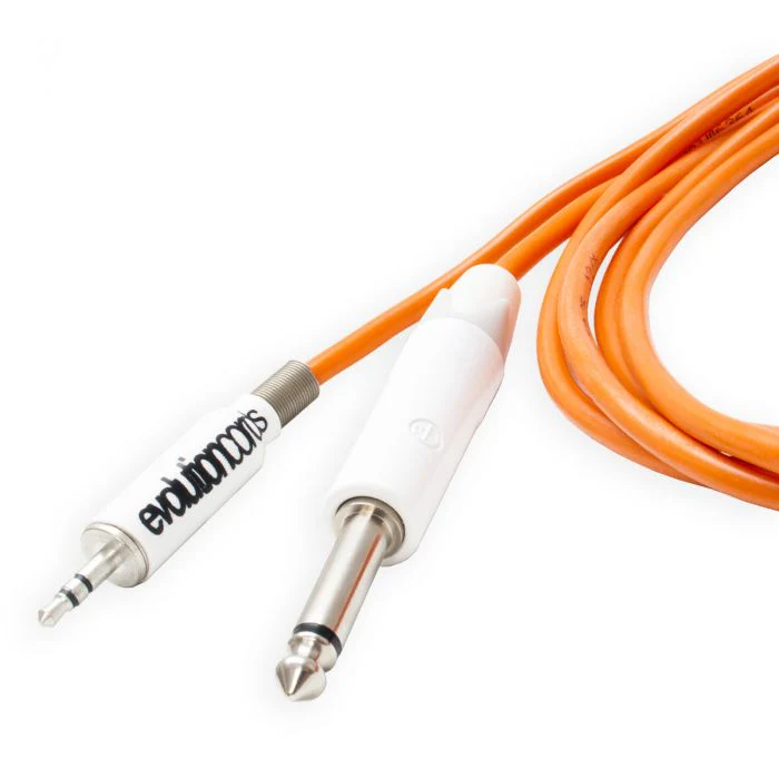Evolution Straight Phono (mini jack) Tattoo Cord to 1/4 Inch Jack. Silicone Medusa V2 Cable - Image 2