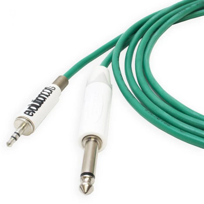 Evolution Straight Phono (mini jack) Tattoo Cord to 1/4 Inch Jack. Silicone Medusa V2 Cable - Image 3