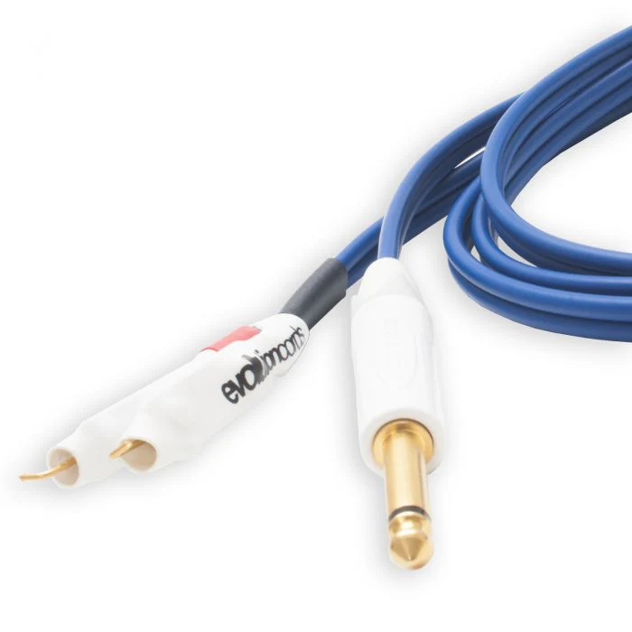 Evolution Tattoo Clip Cord to 1/4 Inch Jack. Tough Sommer Onyx Cable - Image 2