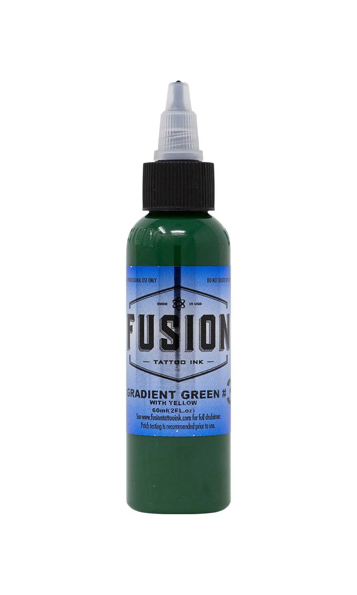 Fusion Ink Gradient Green With Yellow #3 - 1oz