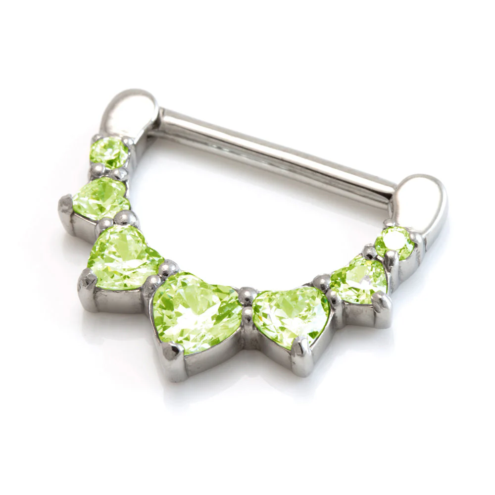 Gem Hearts Nipple Clicker - Image 2