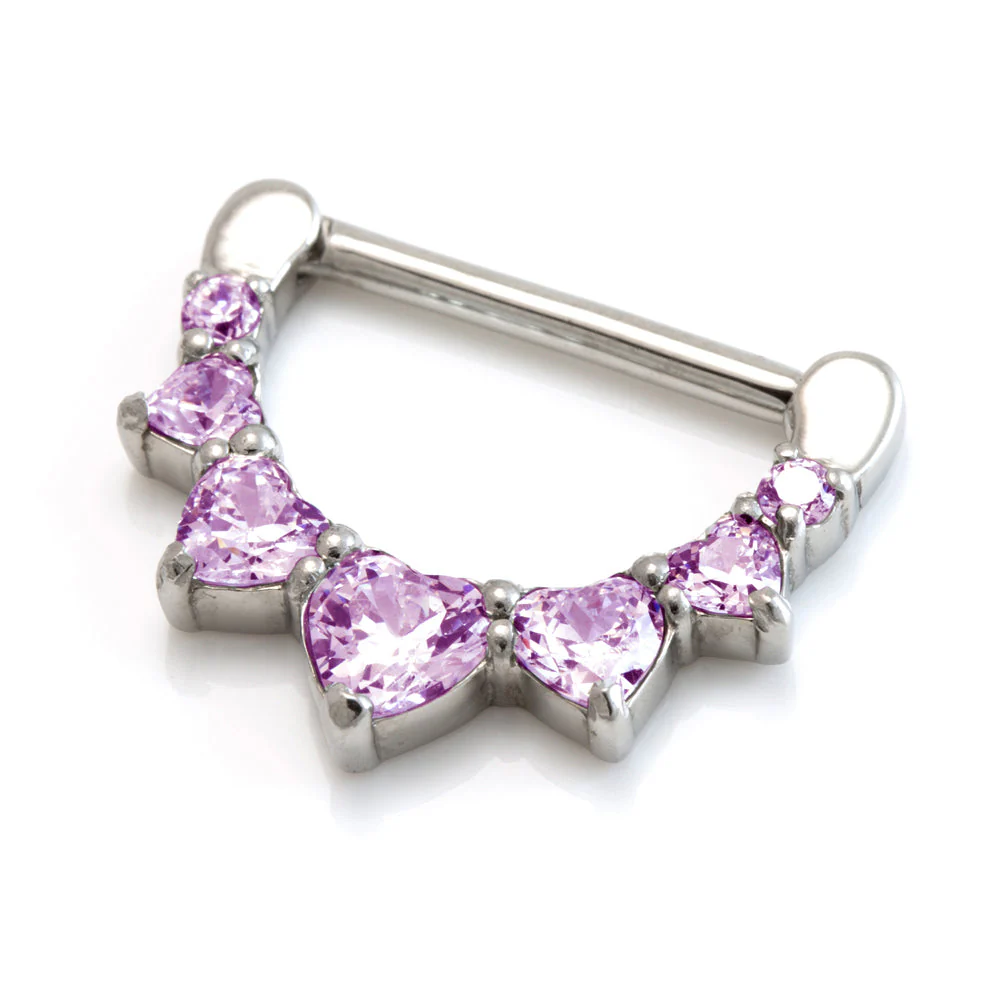 Gem Hearts Nipple Clicker - Image 4