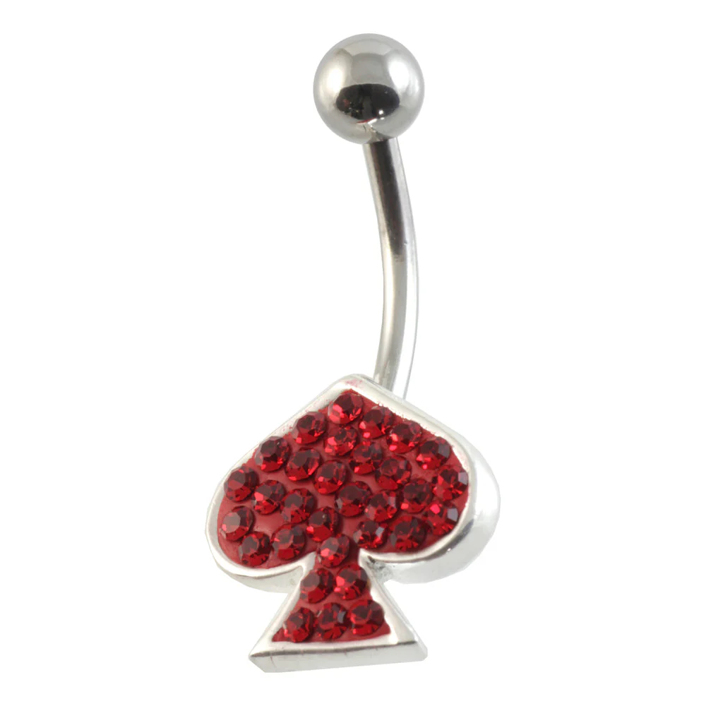 Gem Spade Belly Bar - Image 2