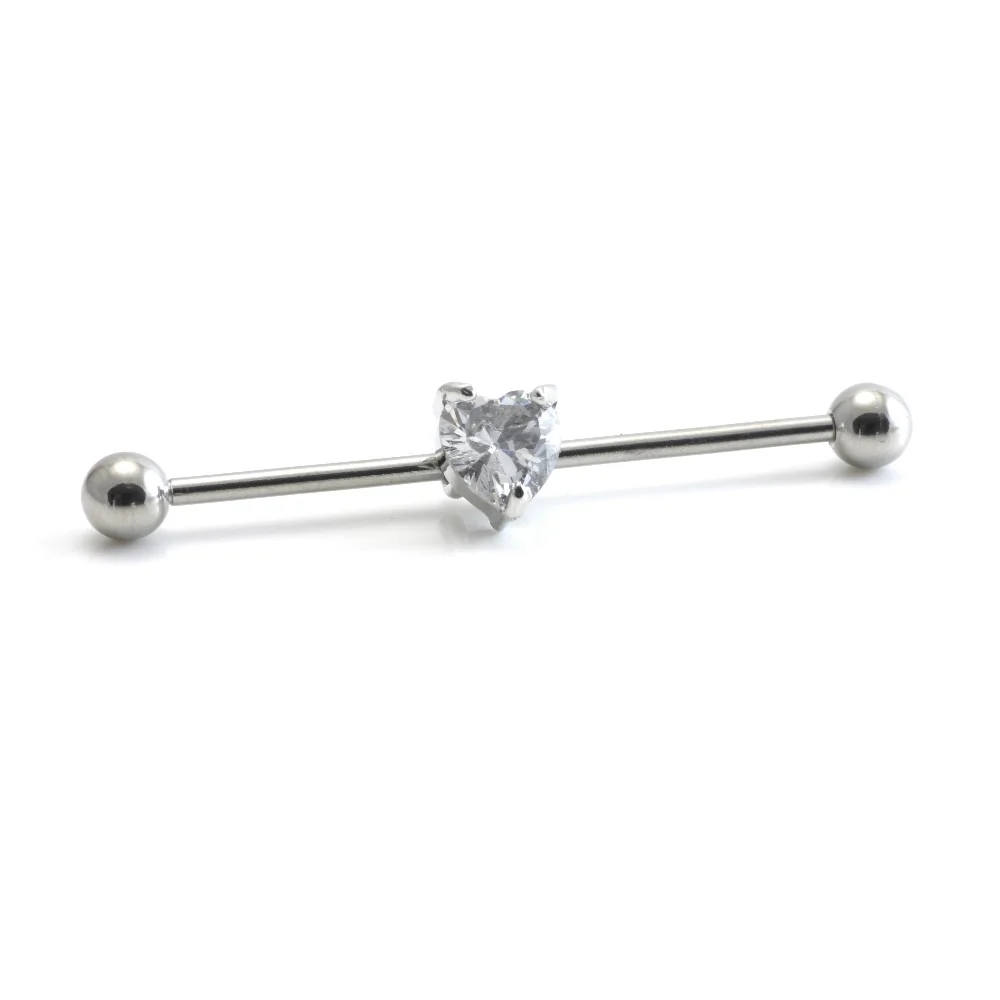 Industrial Bar with Gem Heart - Image 2