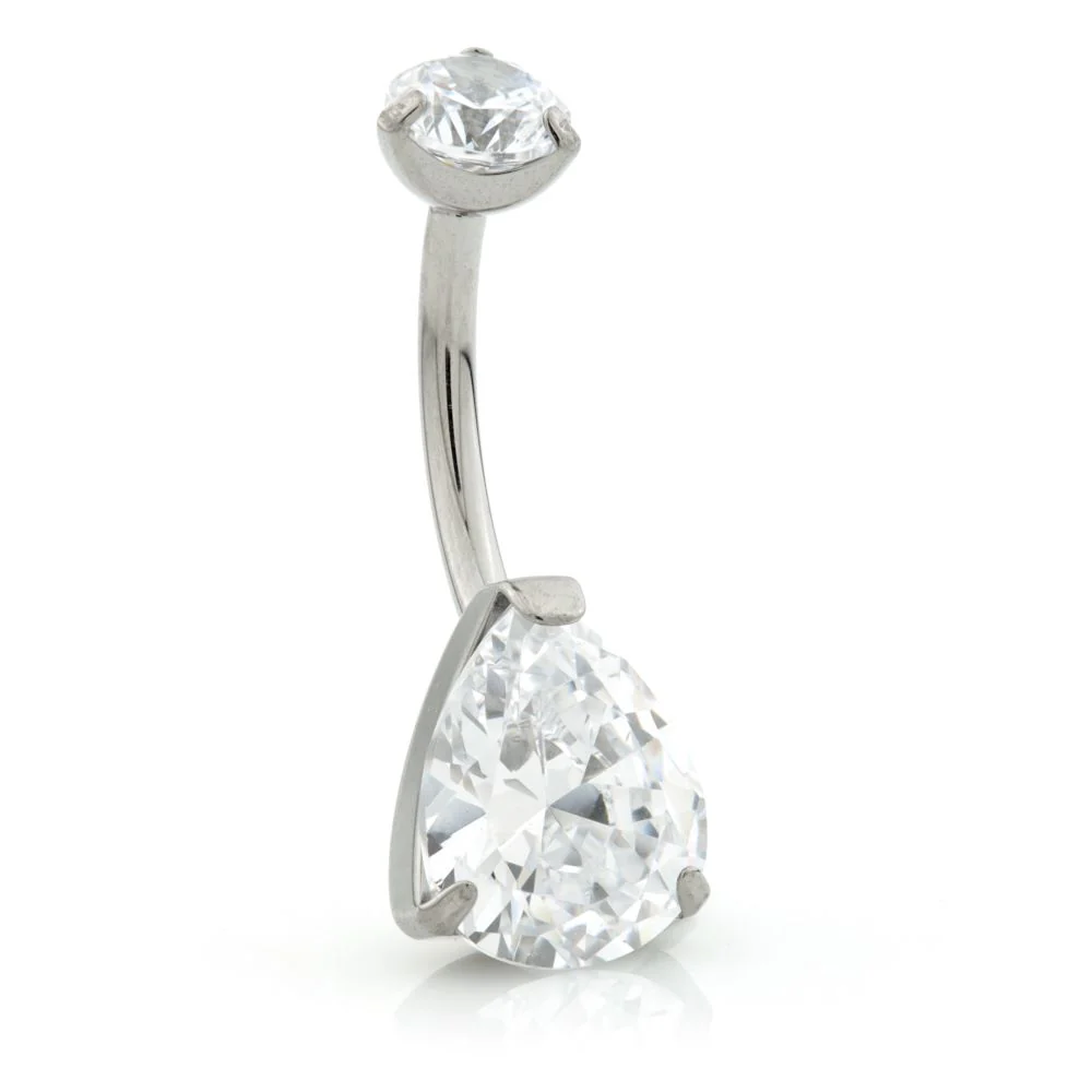 Internal Ti Tear Double Jewelled Navel - Image 5