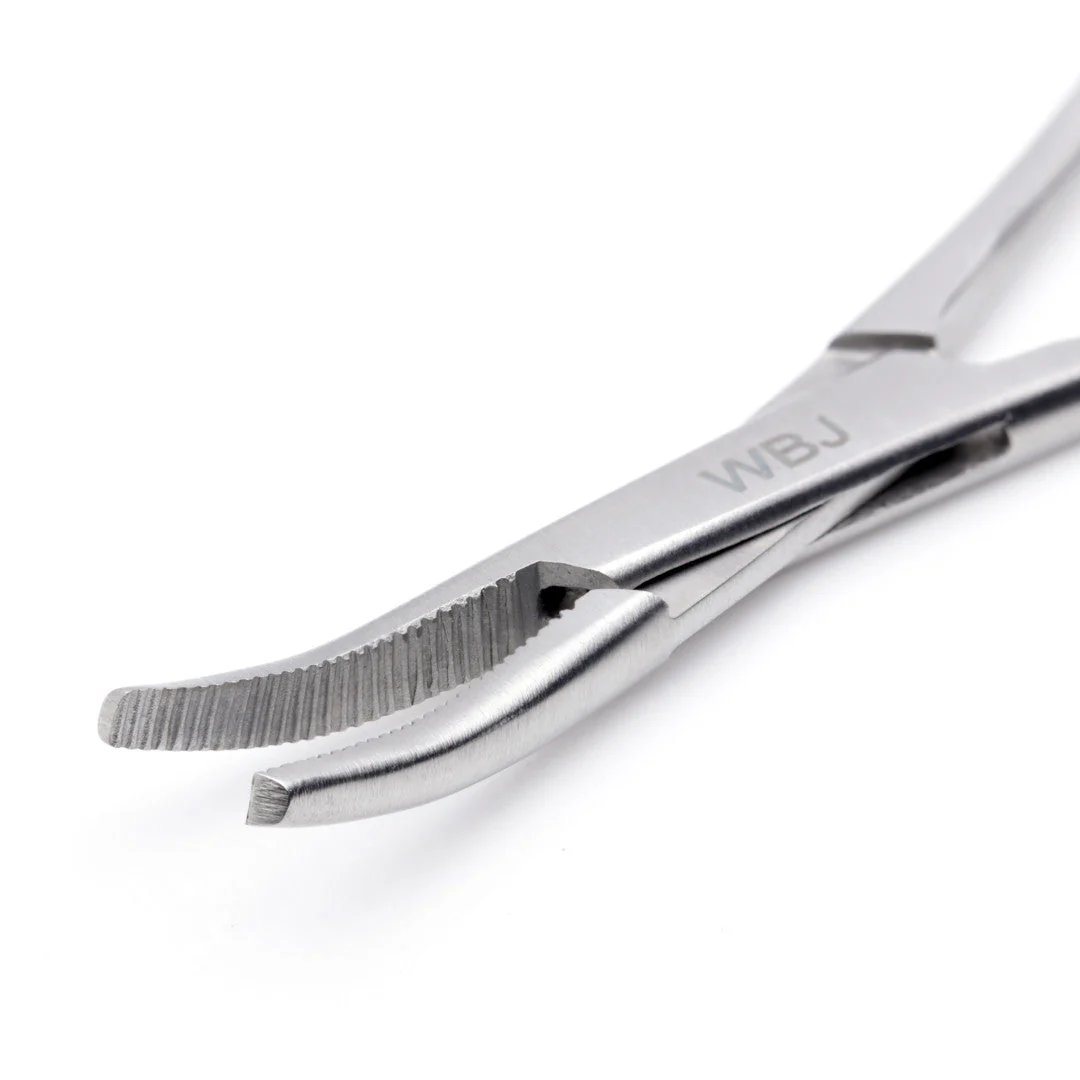 Mini Haemostatic Forceps - Curved 3.5" - Image 2