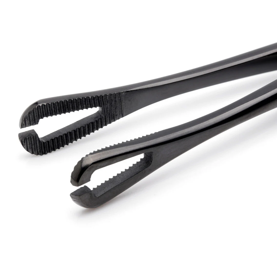 Mini Pennington Forceps with Slot - PVD Black Coating - Image 2
