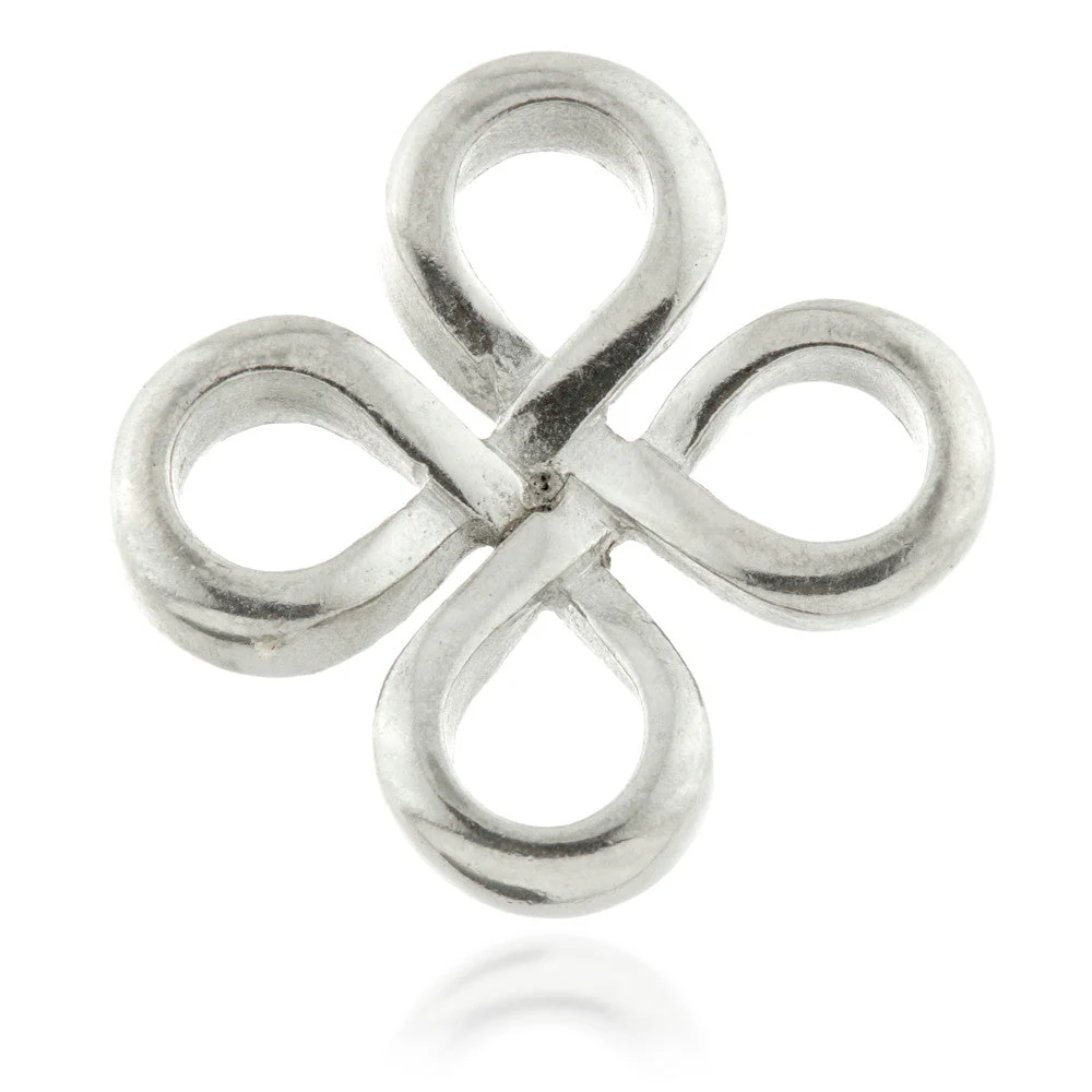 Open Clover Charm for Hinge Segment Ring / BCR