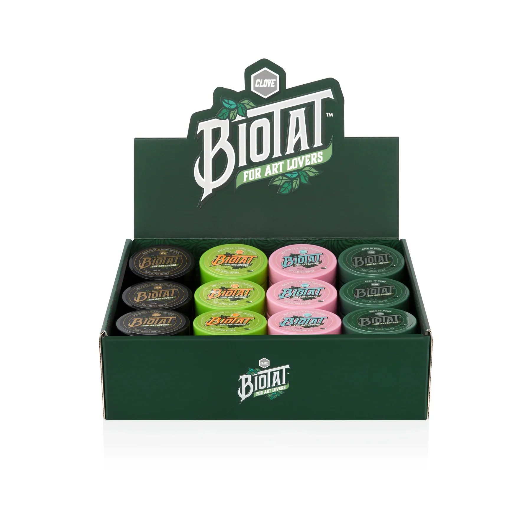 Biotat Assortment Box Tattoo Butter 12x 50ml - Image 2