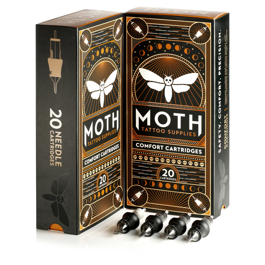 Moth Comfort Cartridges - Curved Magnum Medium Taper 0.3mm (Bugpin) - Image 2
