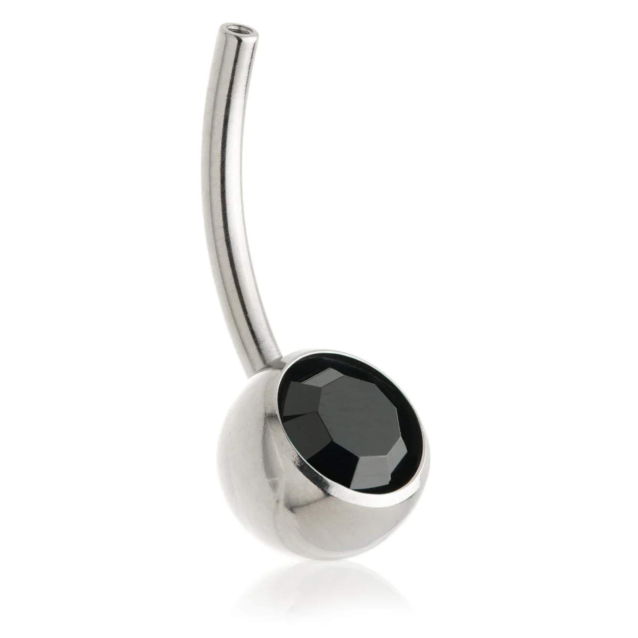 Perryman Titanium Internal Jewelled Navel Bar Stem With 0.9mm Thread - UK Made - Image 3