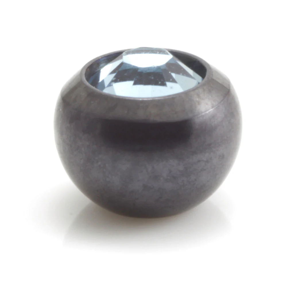 PVD Black Ti Gem Ball 1.6mm - Image 12