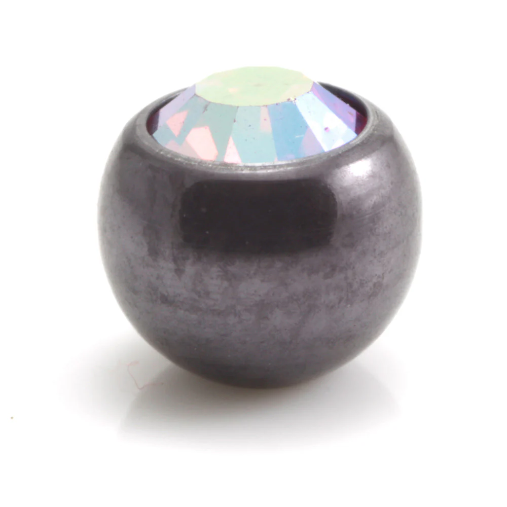 PVD Black Ti Gem Ball 1.6mm - Image 14