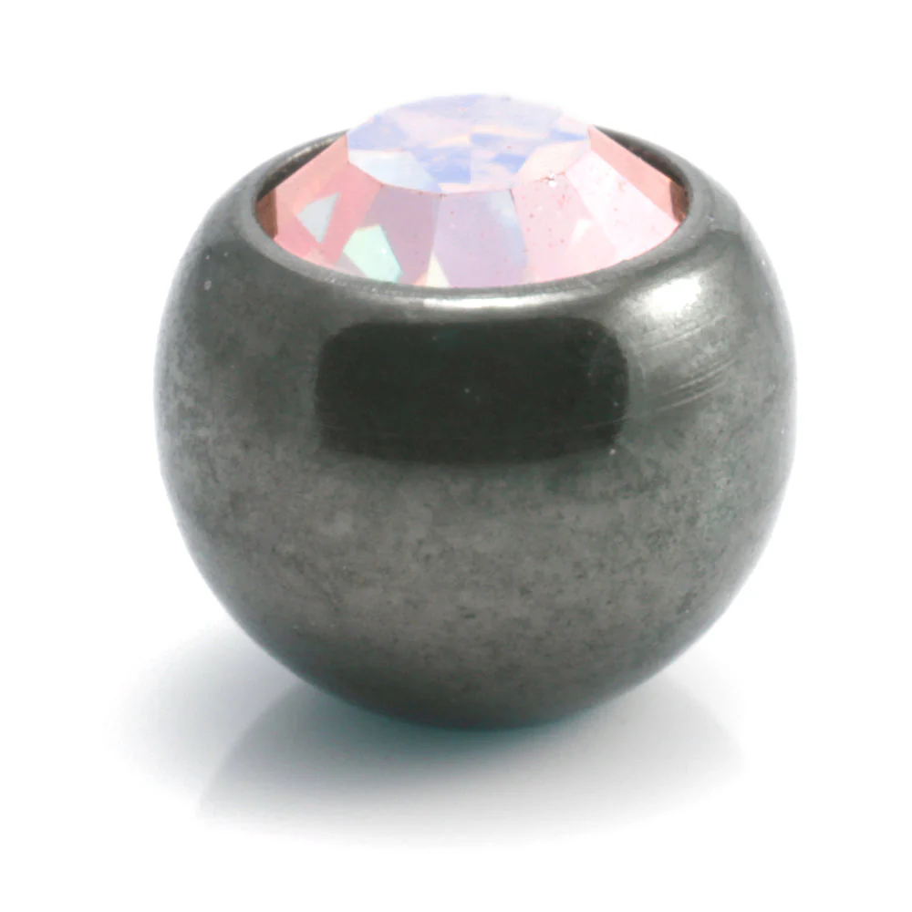 PVD Black Ti Gem Ball 1.6mm - Image 2