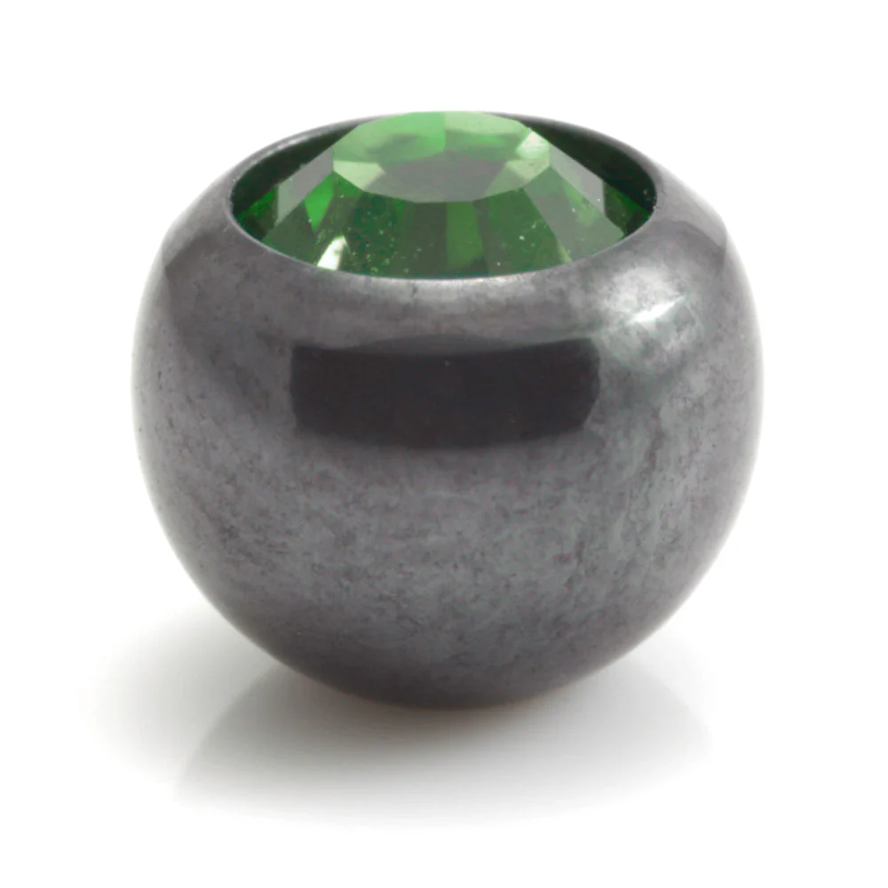 PVD Black Ti Gem Ball 1.6mm - Image 3