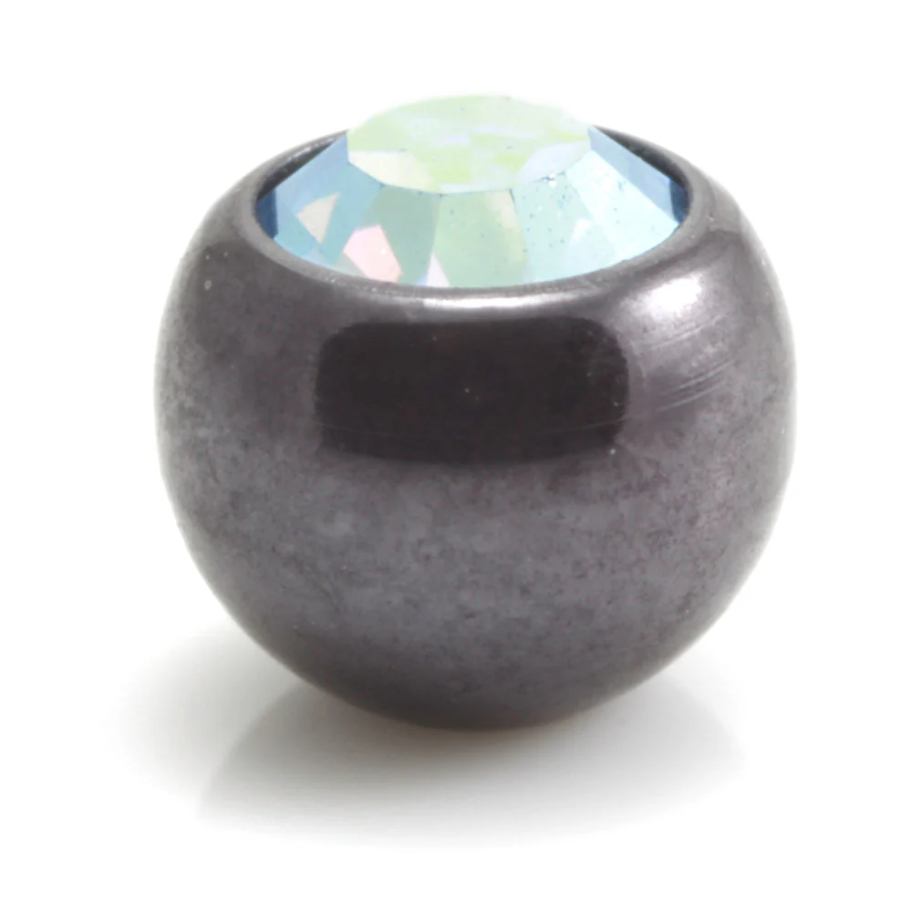 PVD Black Ti Gem Ball 1.6mm - Image 4