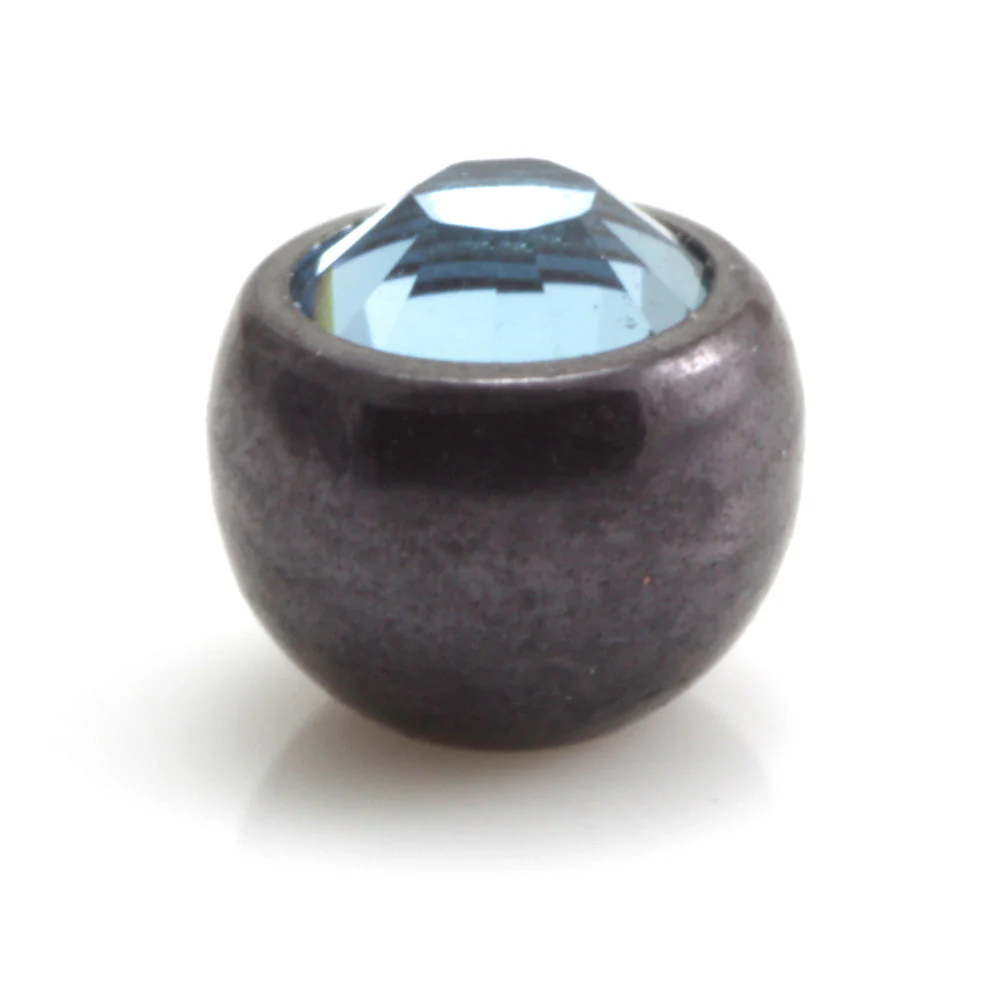 PVD Black Ti Micro Gem Ball - Image 12