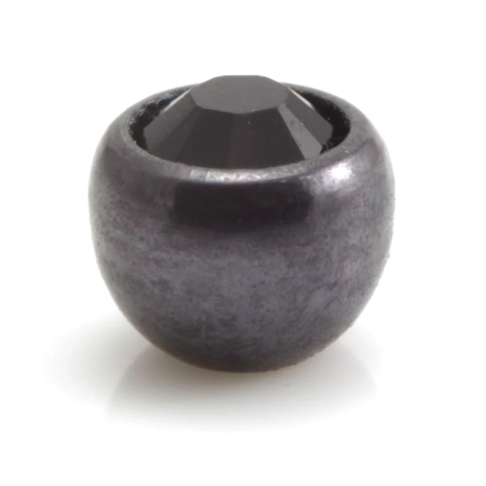 PVD Black Ti Micro Gem Ball - Image 3