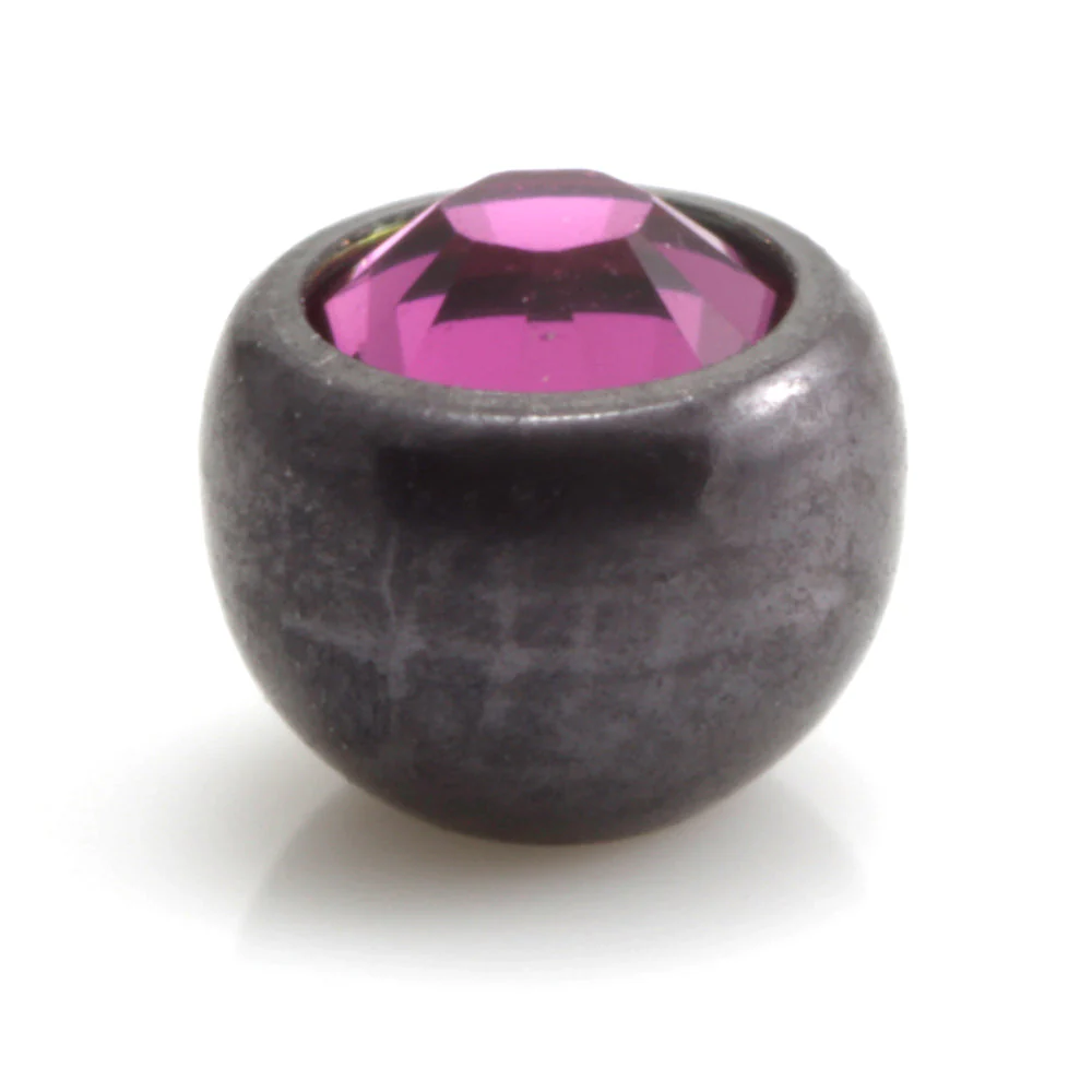 PVD Black Ti Micro Gem Ball - Image 9
