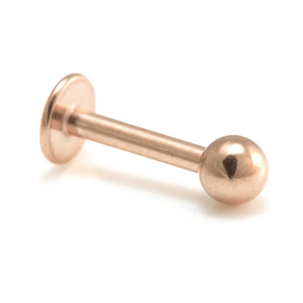 Rose Gold Steel Labrets