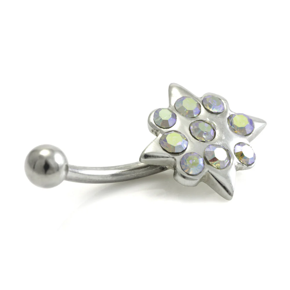 Steel External Gem Star Micro Banana - Image 2