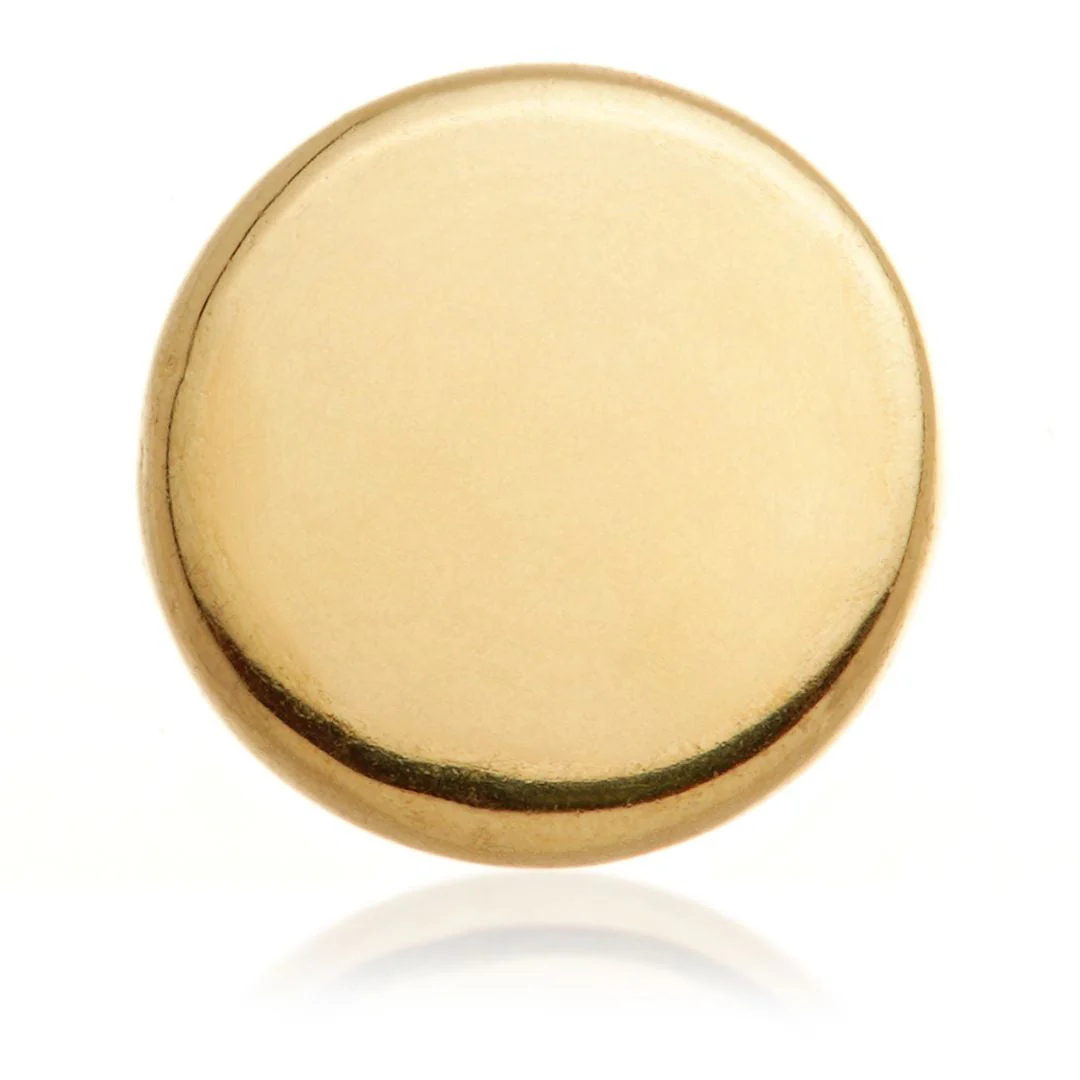 Solid 14ct Internal Gold Disk Attachment - Image 2