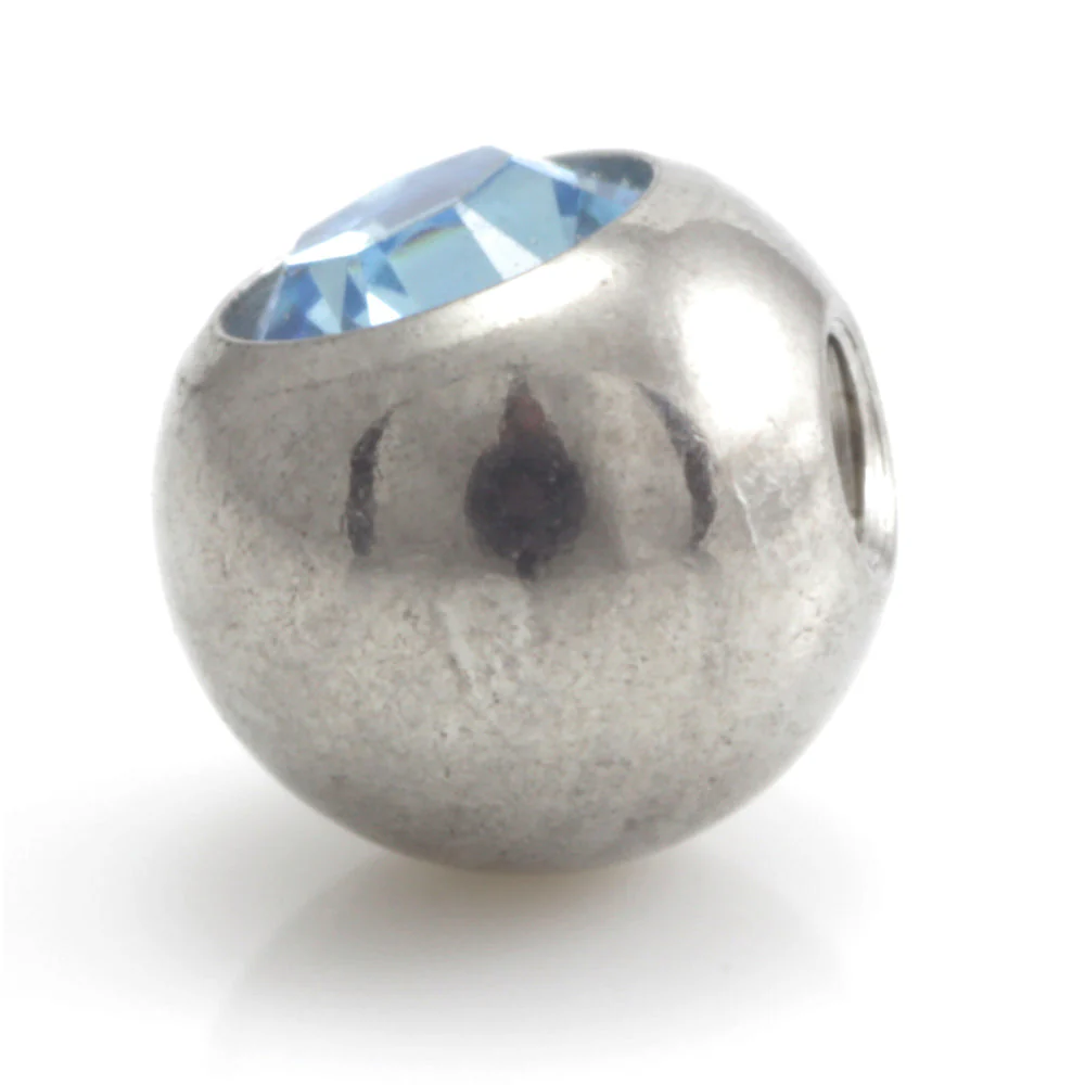 Steel External Thread Forward Facing Gem Ball - Image 10