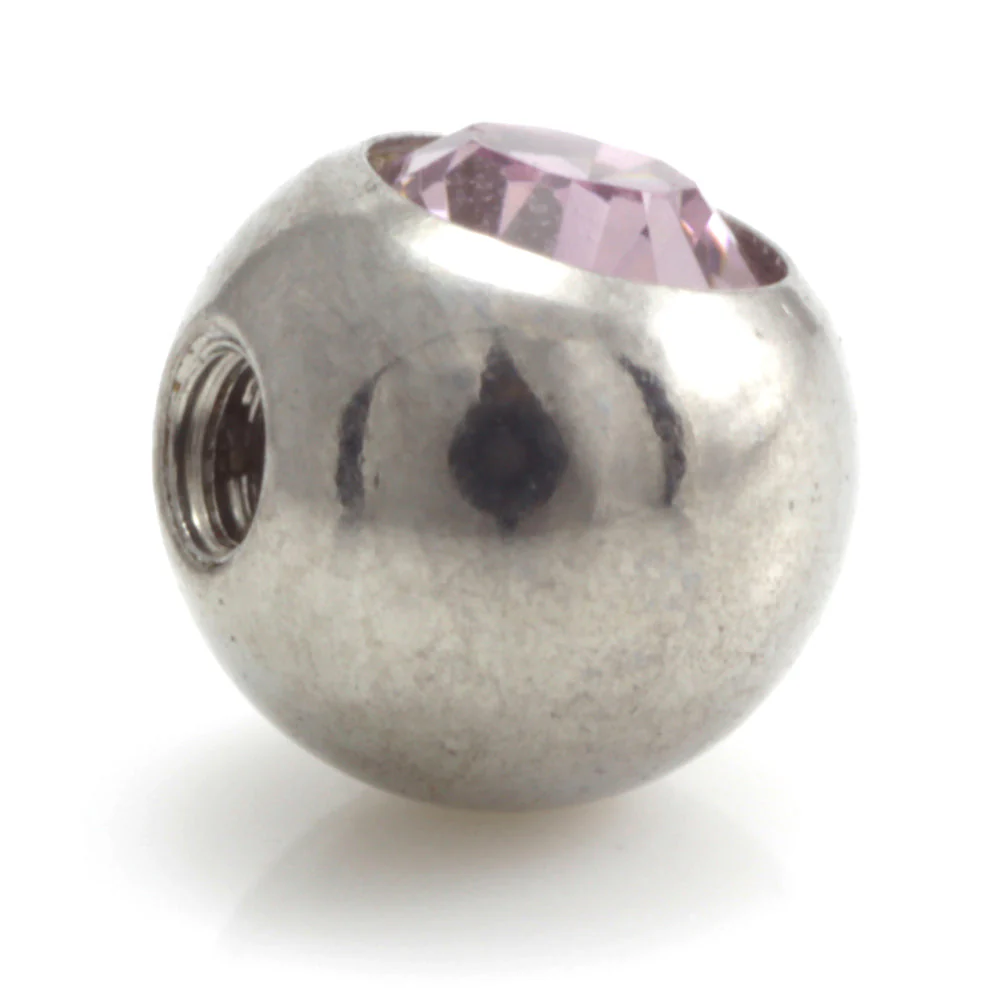 Steel External Thread Forward Facing Gem Ball - Image 13