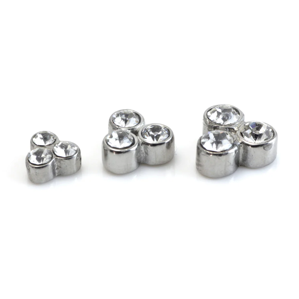 Steel External Thread Triple Gem Attachment - Image 2