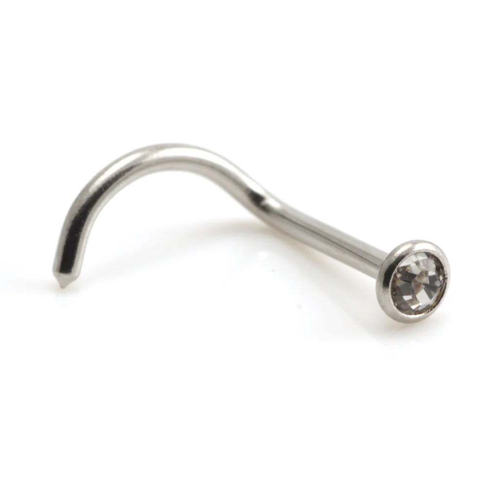Steel Gem Nose Stud - SNS1 - Image 10